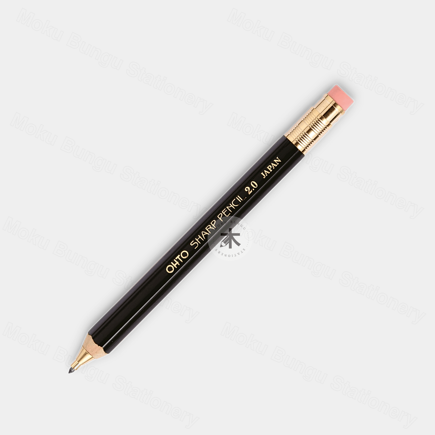 OHTO - Wooden Sharp Mechanical Pencil - 2mm - Black