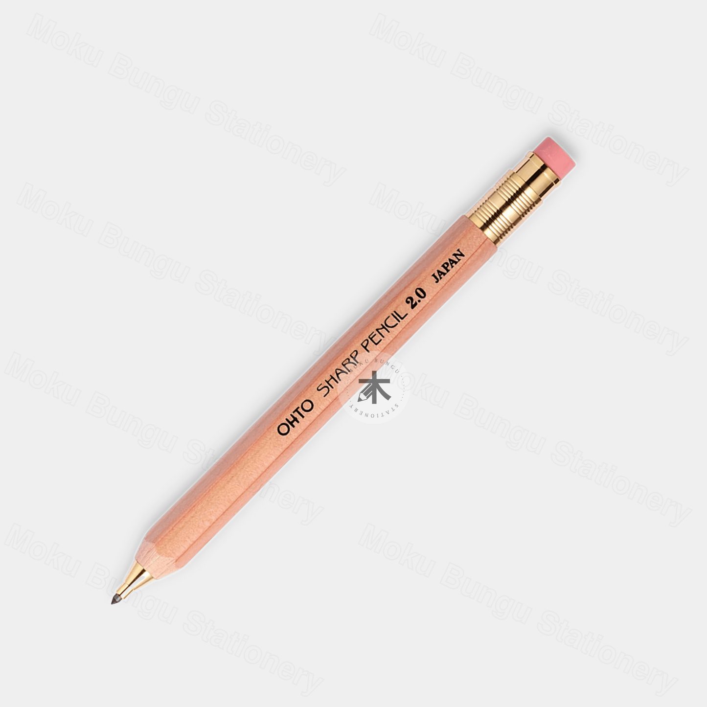 OHTO - Wooden Sharp Mechanical Pencil - 2mm - Natural