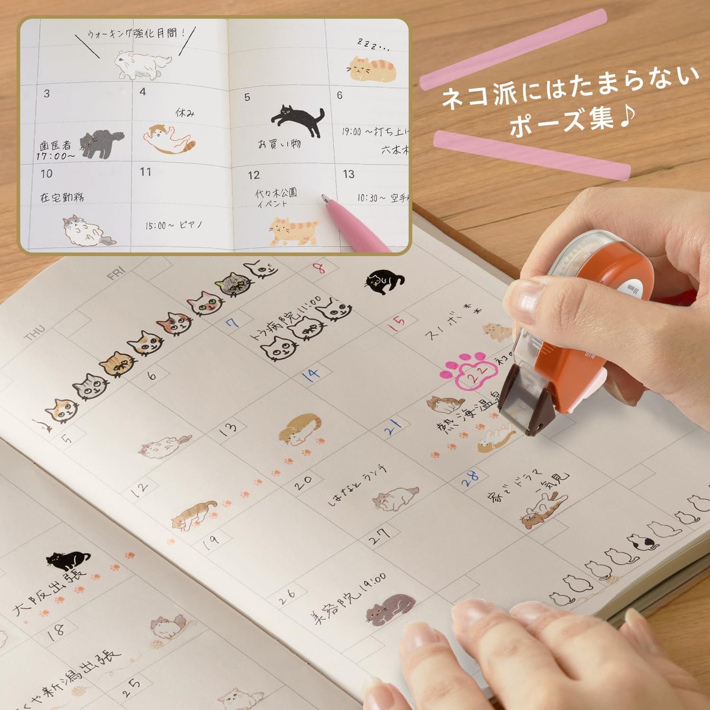 Plus - Deco Rush - Neco Rush Limited Edition - Decoration Tape - Scottish Fold