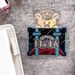 Rokkaku x Ob1toy - Die-Cut Foil Clear Card - Galaxy Tours