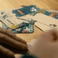 Rokkaku x Ob1toy - Foil-Stamped Memo Cards - Ticket-Style - Galaxy Tours
