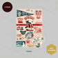Rokkaku x Ob1toy - Foil-Stamped Postcard - Bear's Adventure