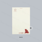 Rokkaku x Ob1toy - Foil-Stamped Postcard - Bear's Adventure
