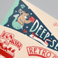 Rokkaku x Ob1toy - Foil-Stamped Postcard - Bear's Adventure