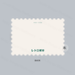 Rokkaku x Ob1toy - Foil-Stamped Postcard - Stamp Style - Dancing Bunnies