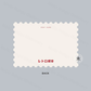Rokkaku x Ob1toy - Foil-Stamped Postcard - Stamp Style - Swallow Bird