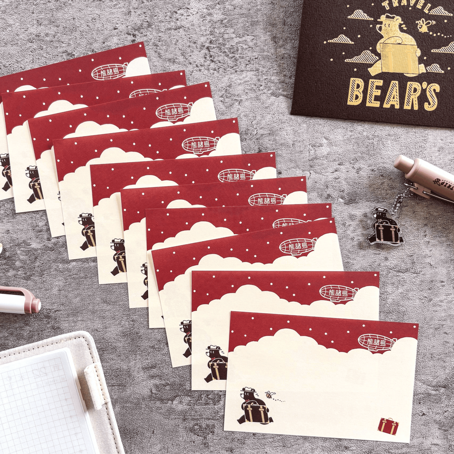 Rokkaku x Ob1toy - Mini Letter Set - Earth Tours
