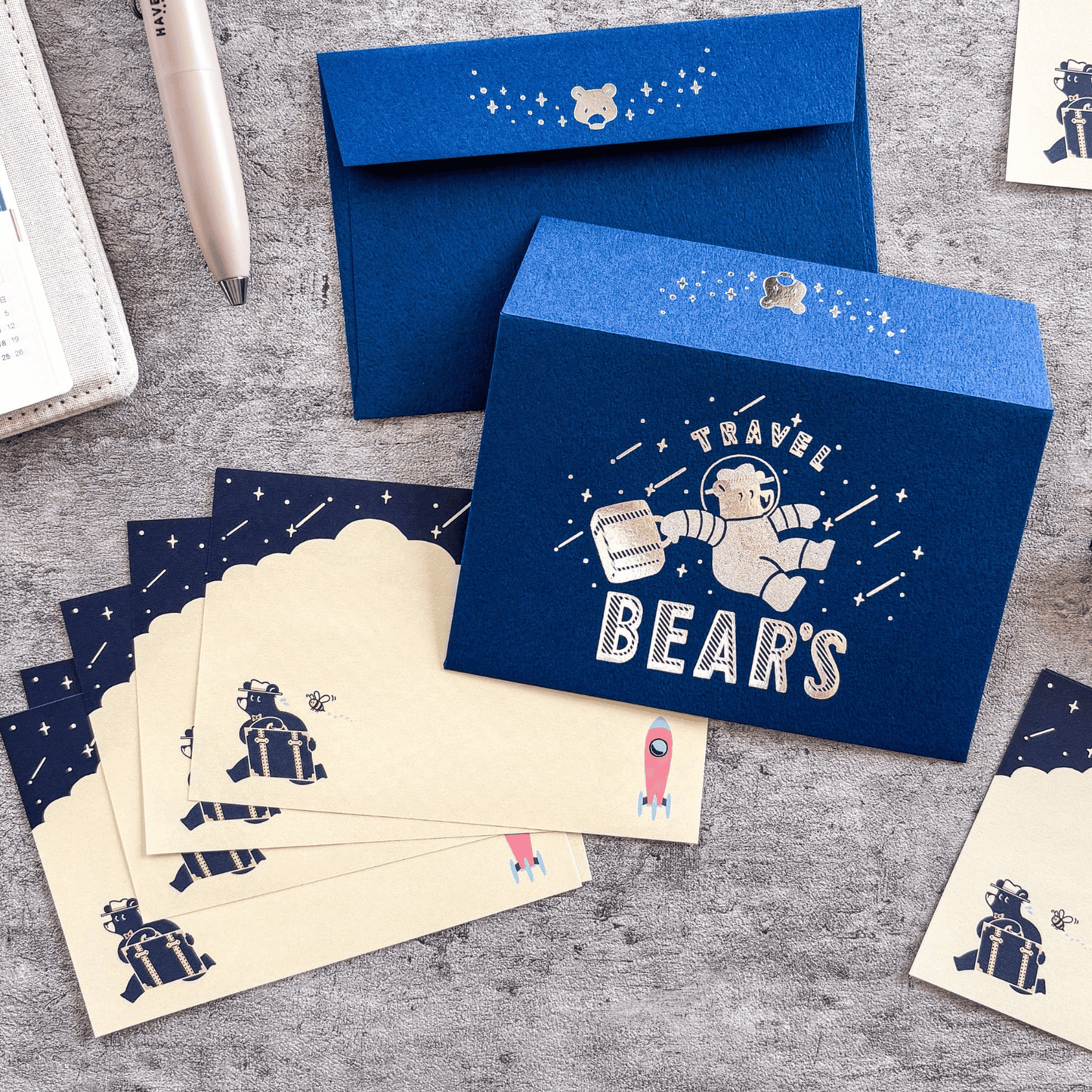 Rokkaku x Ob1toy - Mini Letter Set - Galaxy Tours