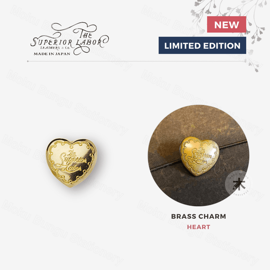 The Superior Labor - Brass Charm - Heart