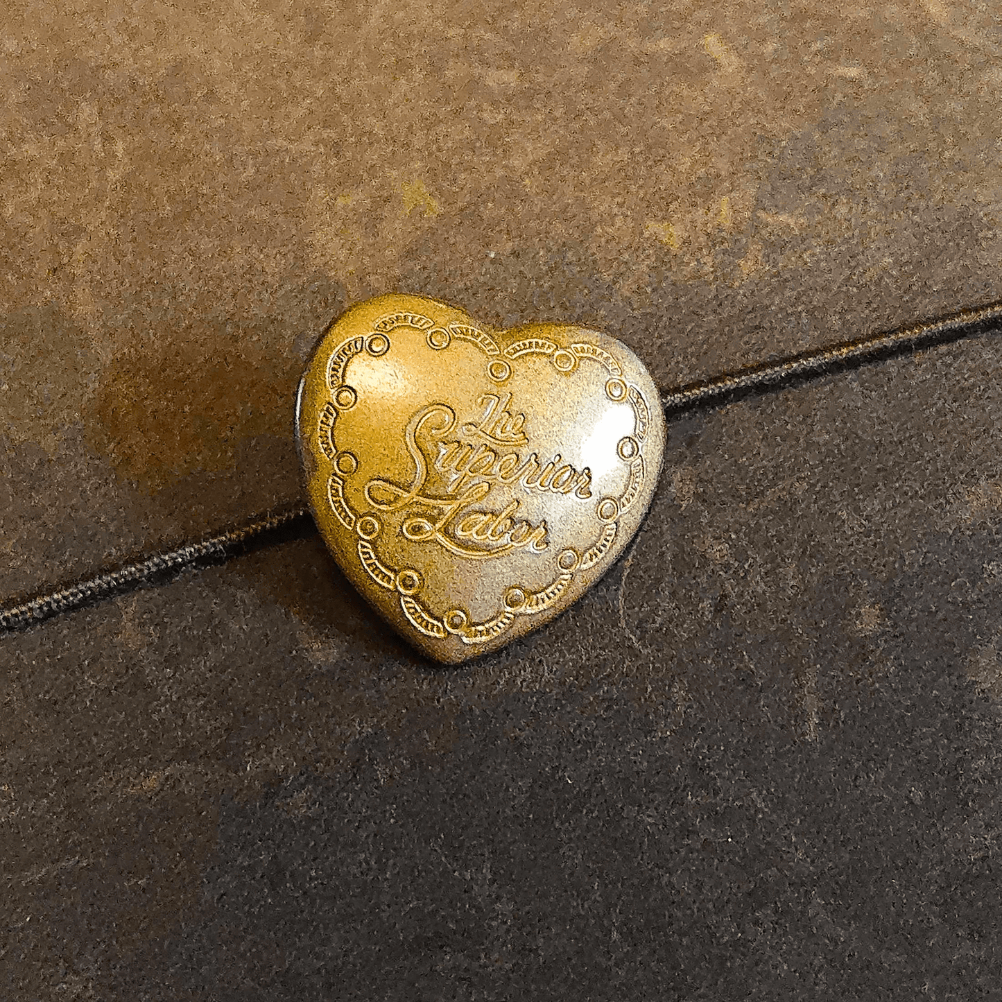 The Superior Labor - Brass Charm - Heart