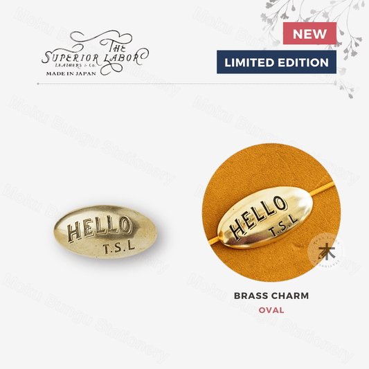 The Superior Labor - Brass Charm - Oval