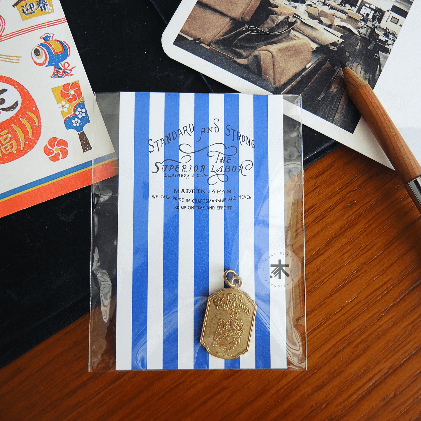 The Superior Labor - Brass Charm - TSL Stitching Craftsman