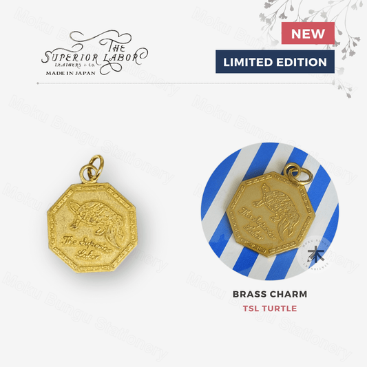 The Superior Labor - Brass Charm - TSL Turtle