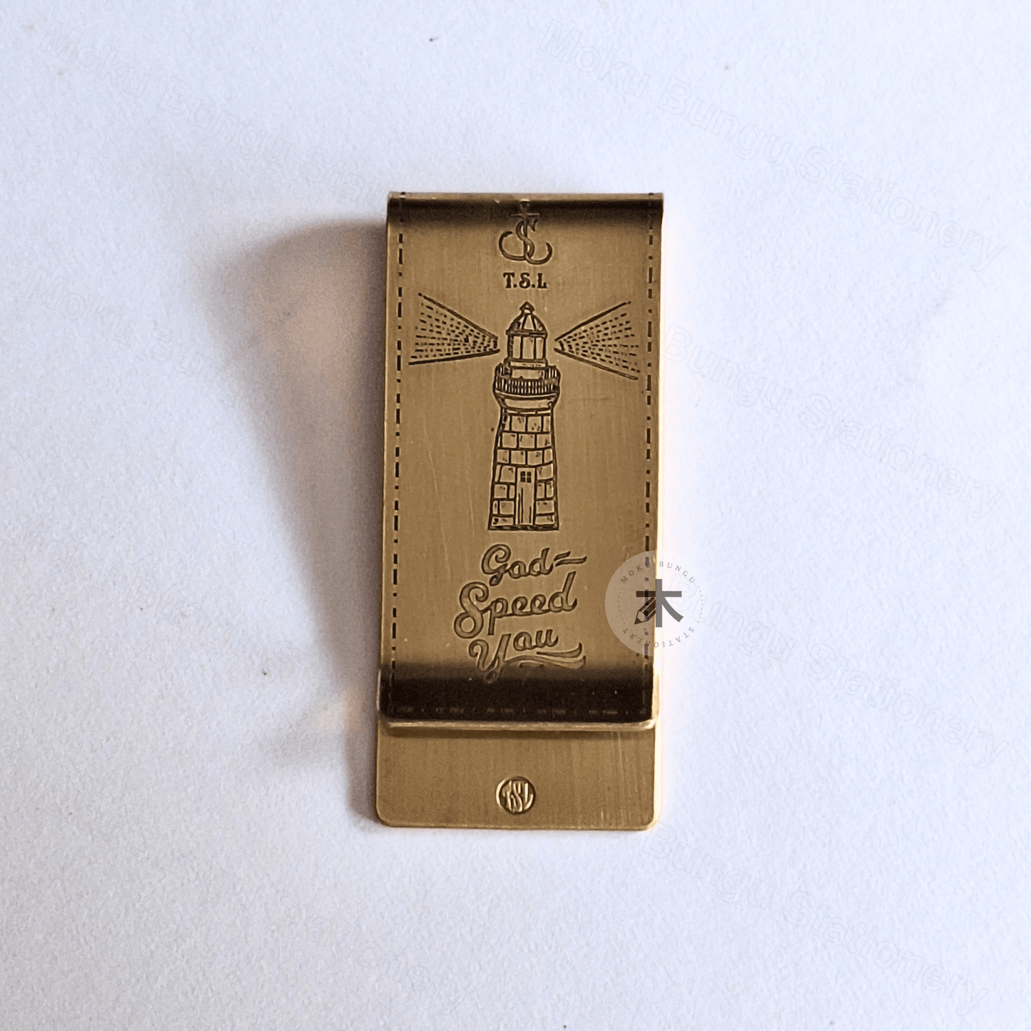 The Superior Labor - Brass Money Clip - Lighthouse