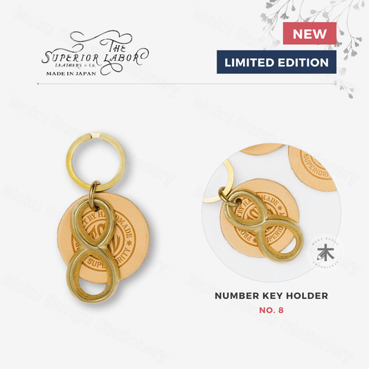 The Superior Labor - Brass Number Key Holder - Number 8 (reserved for Diamond)