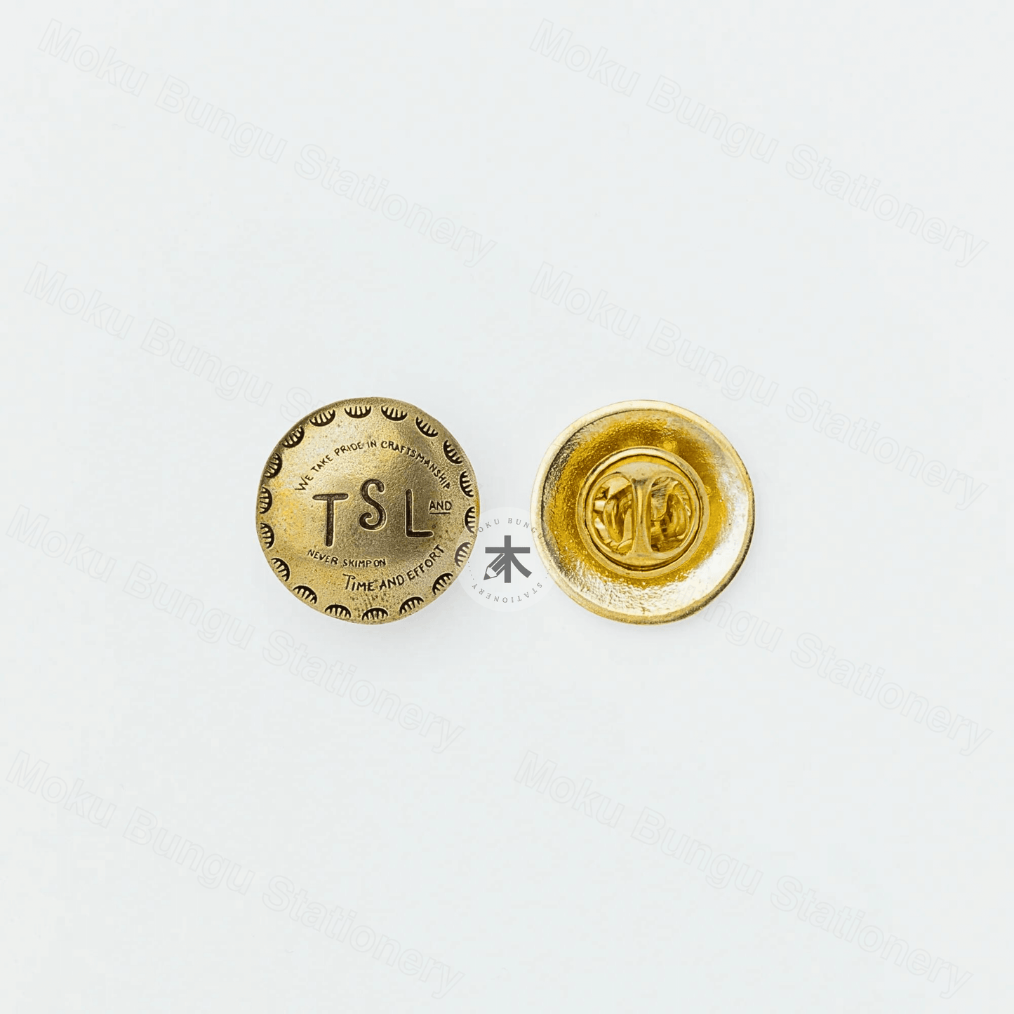 The Superior Labor - Brass Pin - Round