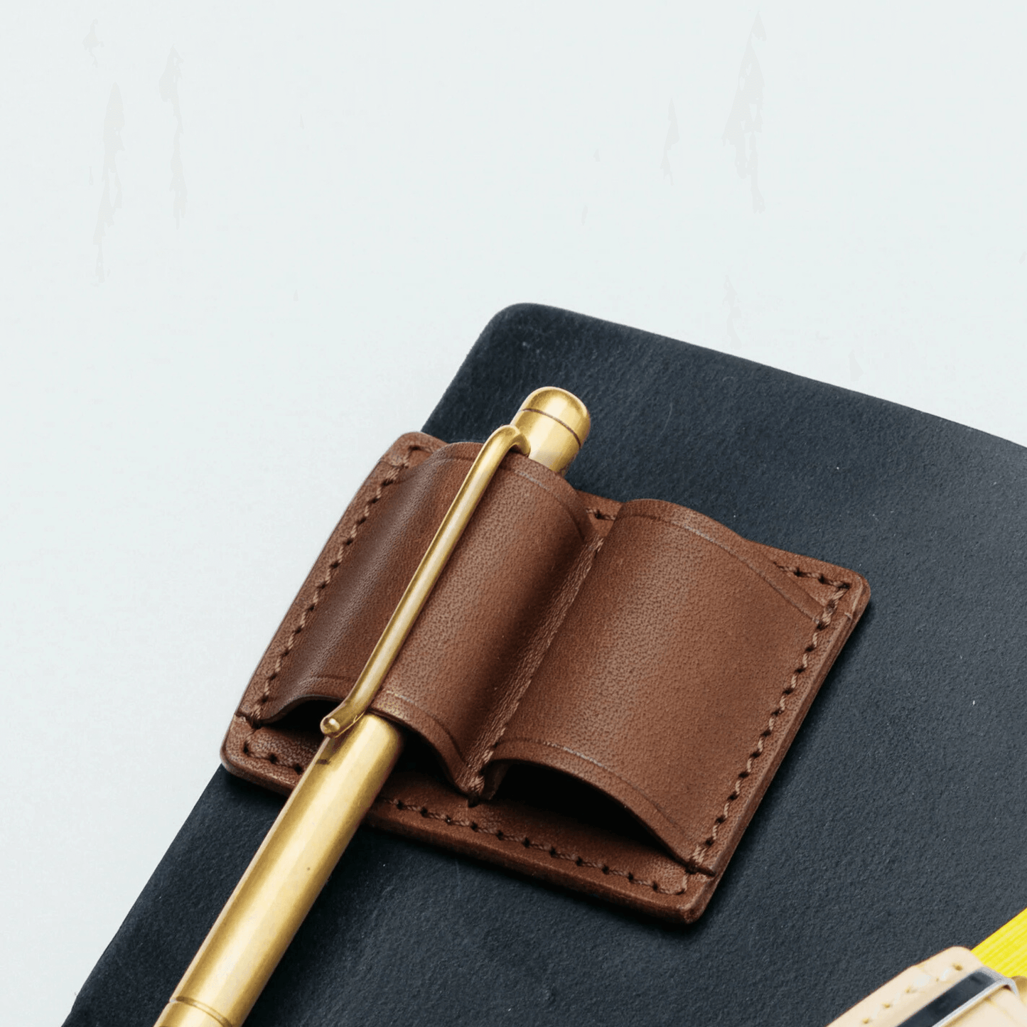 The Superior Labor - Clip Pen Holder - Brown