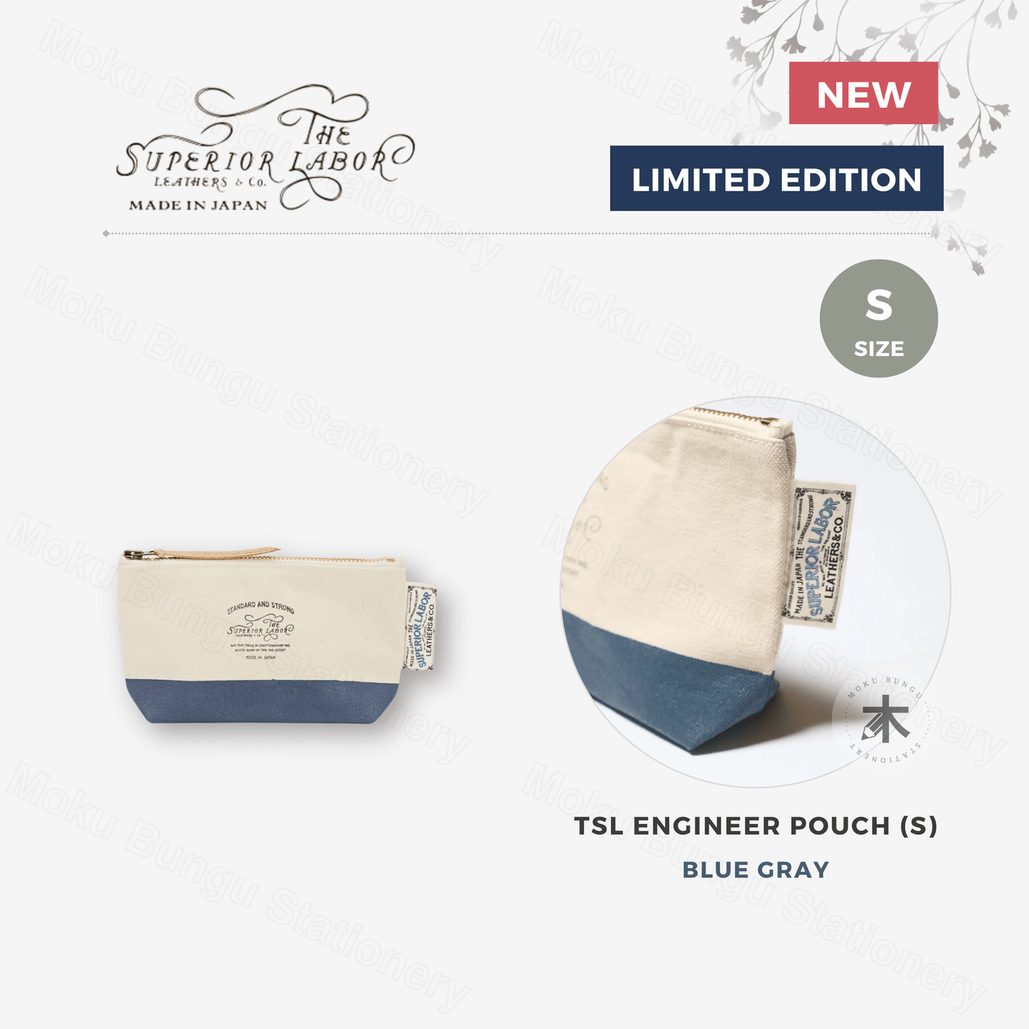 The Superior Labor - Engineer Pouch (S) - Blue Gray