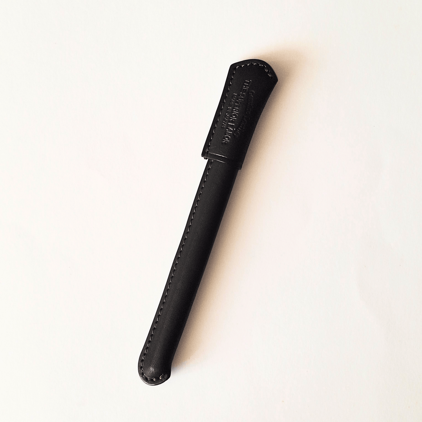 The Superior Labor - Leather Pen Sleeve & Cap - Black