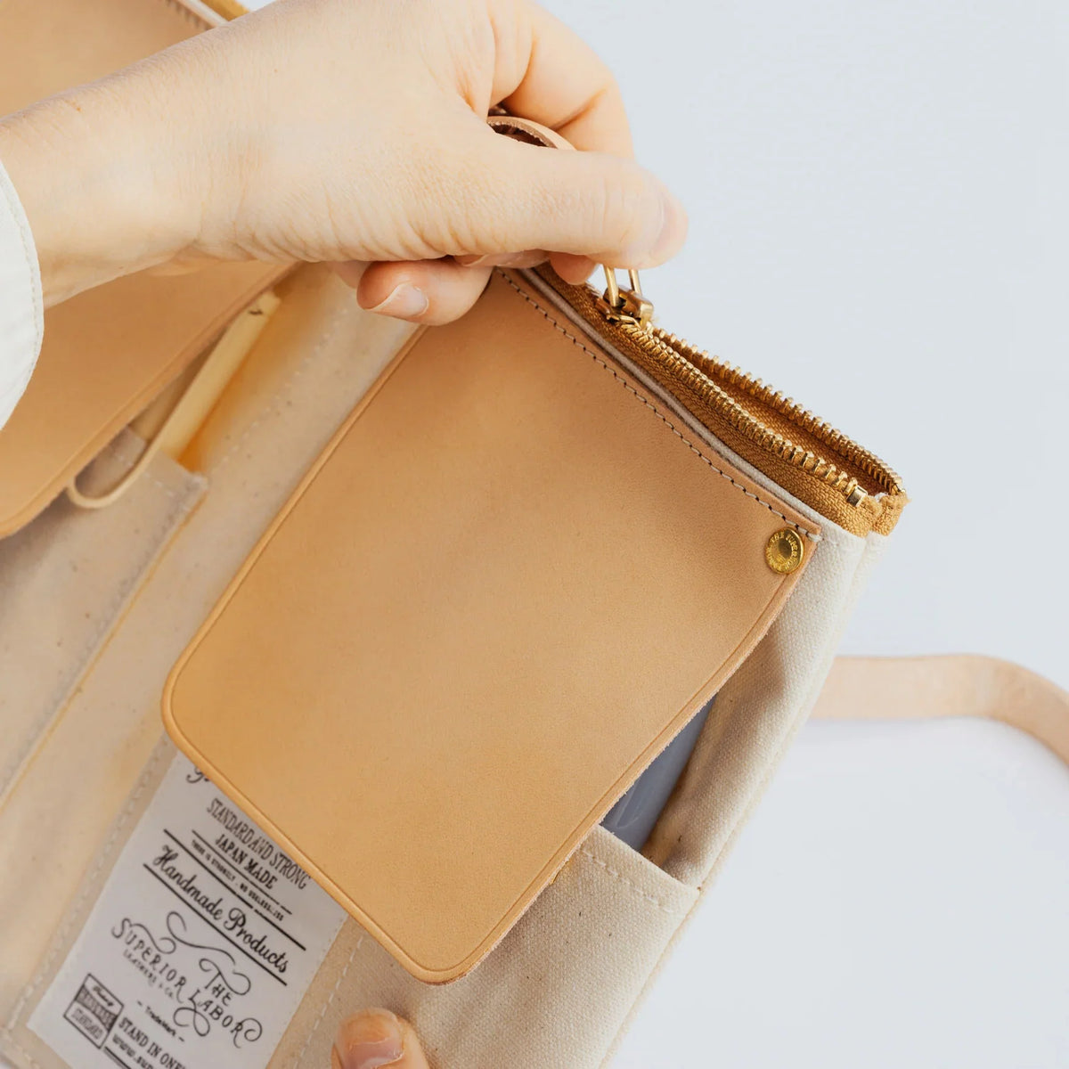The Superior Labor - Paraffin Canvas Pen Case - Brown
