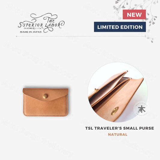 The Superior Labor - TSL Cordovan Traveler's Small Purse - Natural
