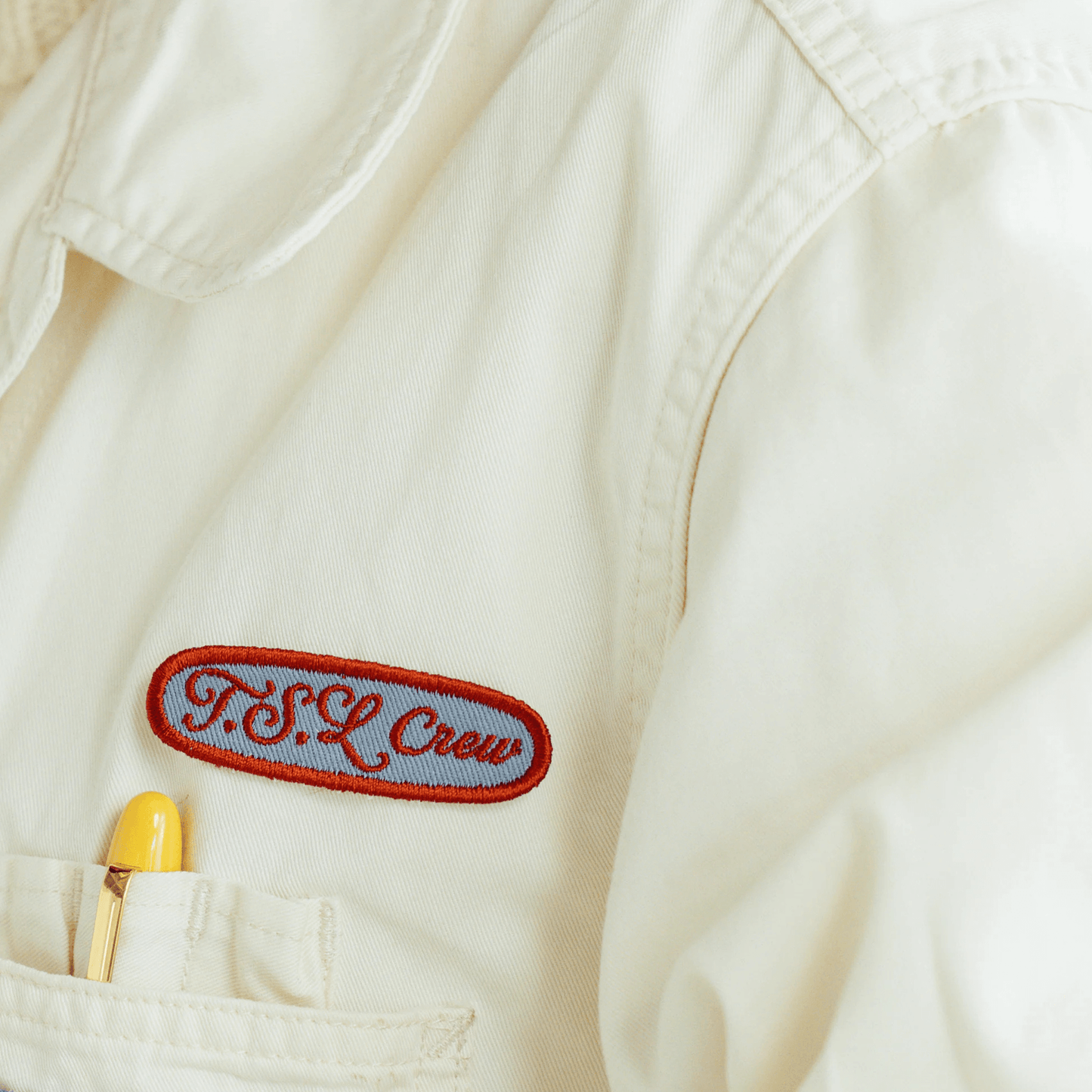 The Superior Labor - TSL Patch - TSL Crew - Red