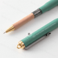 TRAVELER'S COMPANY - Brass Ballpoint Pen Set - Factory Green