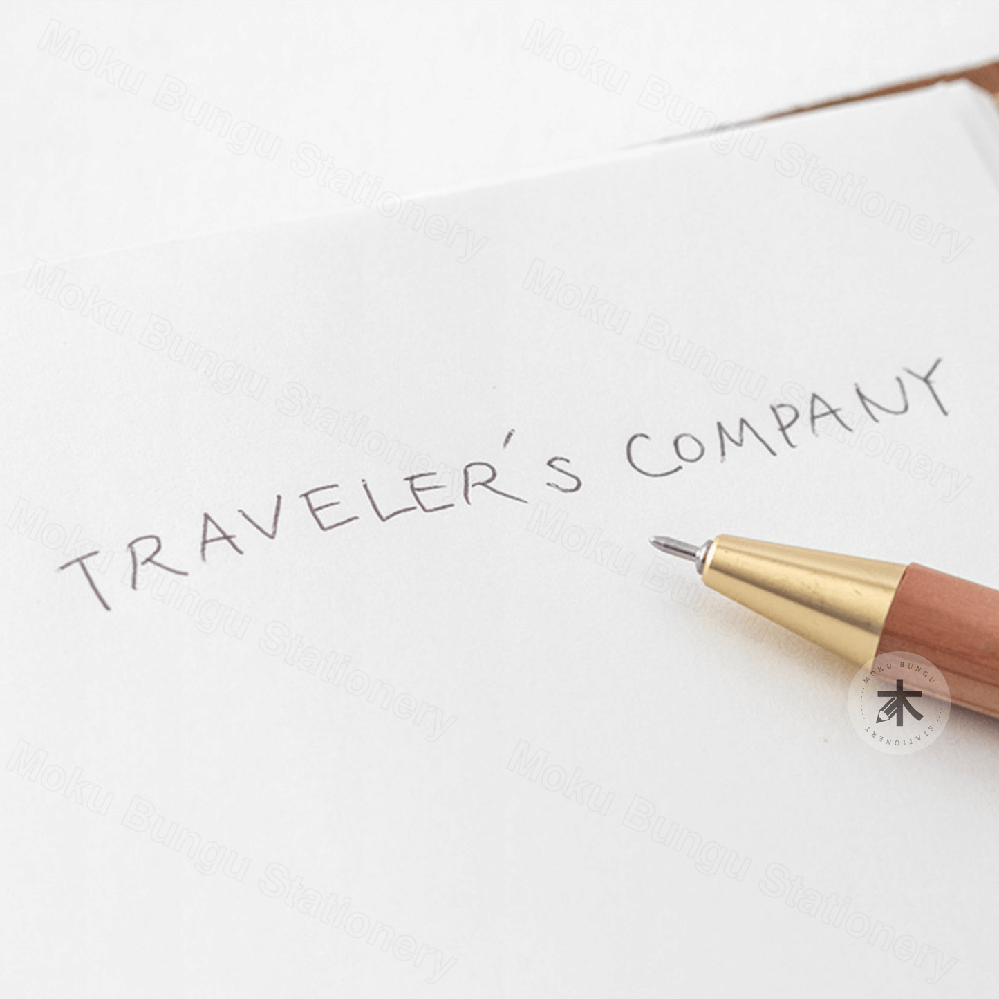 TRAVELER'S COMPANY - Brass Ballpoint Pen Set - Factory Green