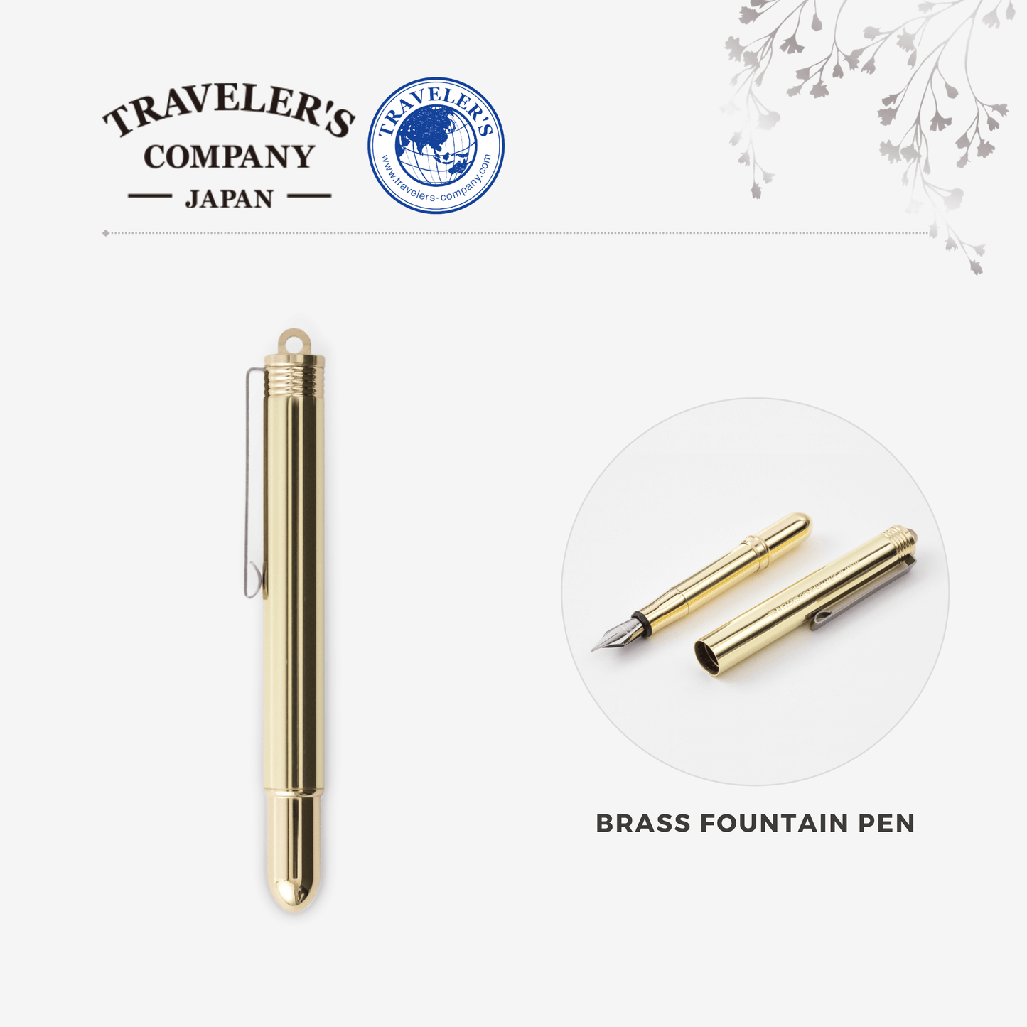 TRAVELER'S COMPANY - Brass Fountain Pen