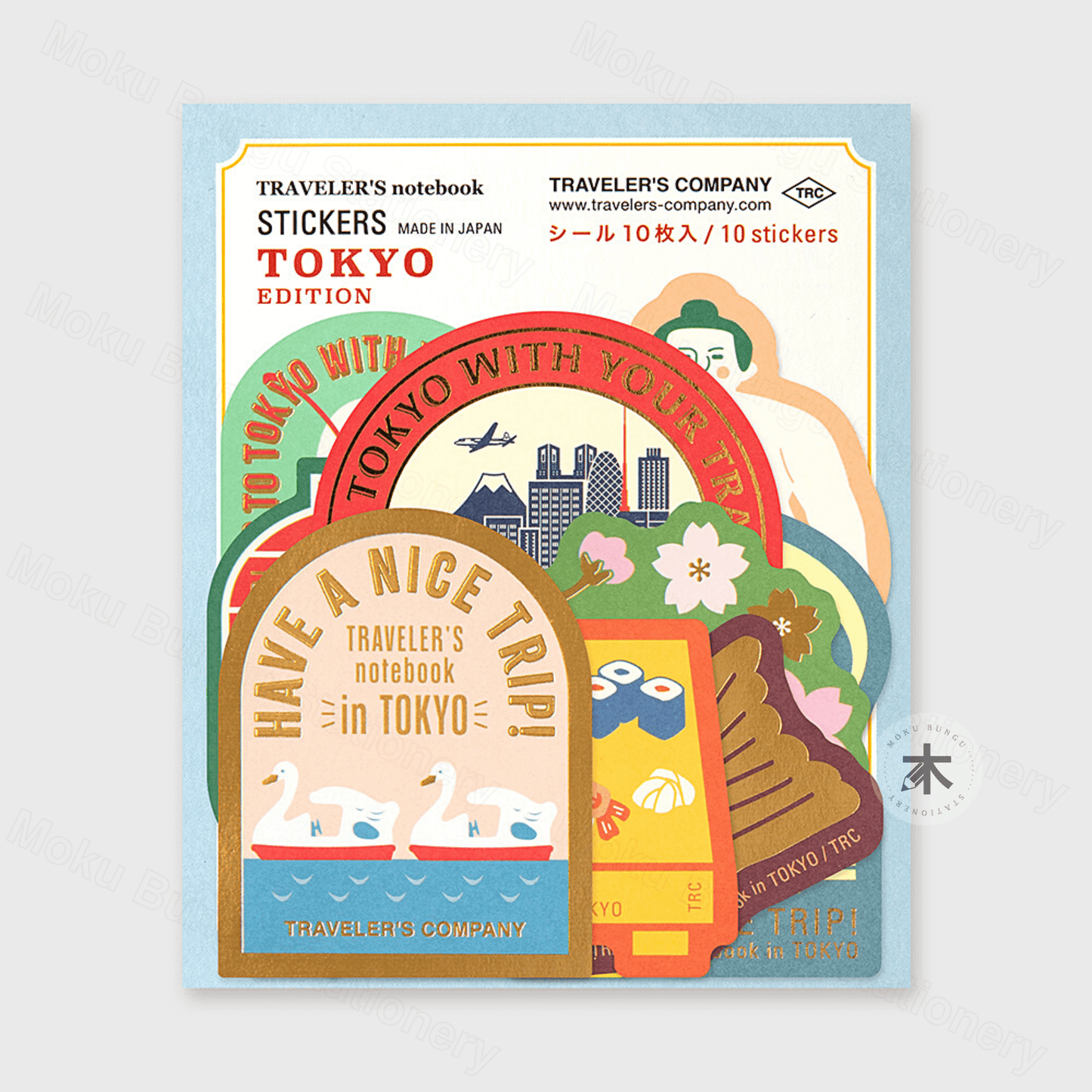 TRAVELER'S COMPANY - Sticker Set - Traveler's Town 2024 Limited - Tokyo