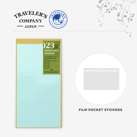 TRAVELER'S notebook Accessory - Regular & Passport Size - 023 Film Pocket Stickers