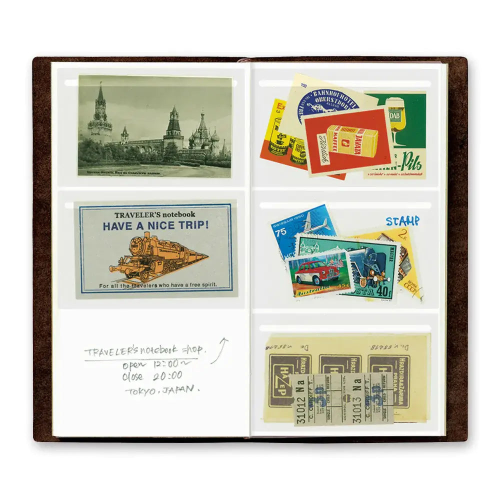 TRAVELER'S notebook Accessory - Regular & Passport Size - 023 Film Pocket Stickers