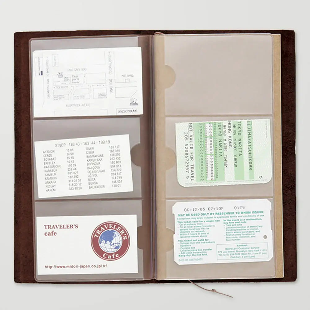 TRAVELER'S notebook Accessory - Regular Size - 007 Card File