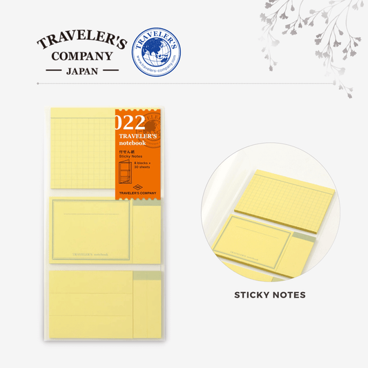 TRAVELER'S notebook Accessory - Regular Size - 022 Sticky Notes