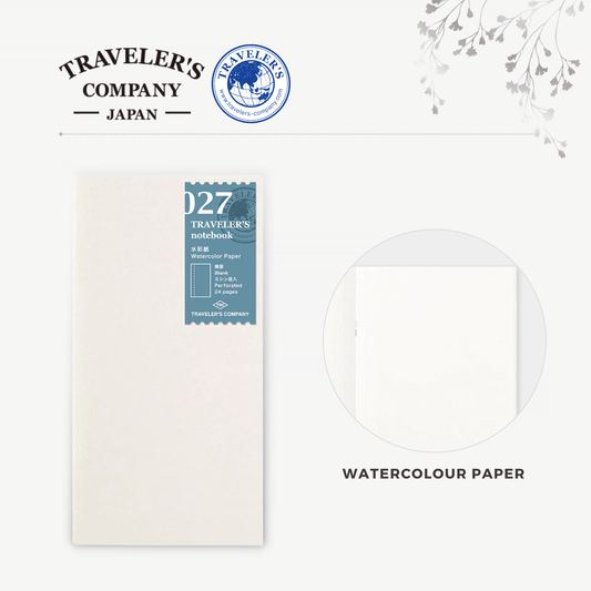 TRAVELER'S notebook Refill - Regular Size - 027 Watercolour Paper