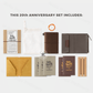 TRAVELER'S notebook - 20th Anniversary Limited Edition Set - Card Size - Brown