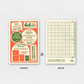 TRAVELER'S notebook Accessory - Passport Size - 2027 Diary - Backing Sheet