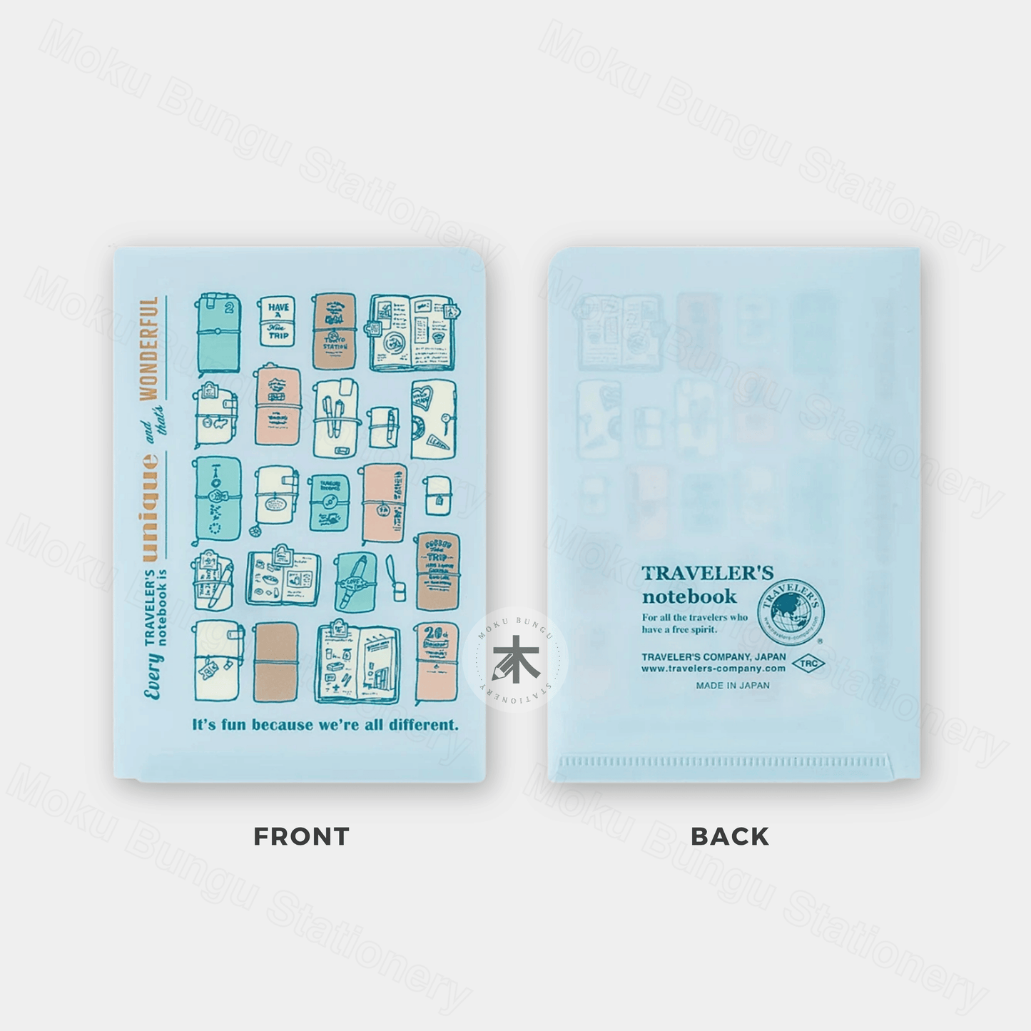 TRAVELER'S notebook Accessory - Passport Size - 2027 Diary - Clear Folder
