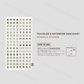 TRAVELER'S notebook Accessory - Regular & Passport Size - 2026 Diary - Sticker Set