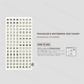 TRAVELER'S notebook Accessory - Regular & Passport Size - 2027 Diary - Sticker Set