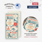 TRAVELER'S notebook Accessory - Regular Size - 2027 Diary - Backing Sheet