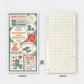 TRAVELER'S notebook Accessory - Regular Size - 2027 Diary - Backing Sheet