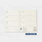 TRAVELER'S notebook Refill - Passport Size - 2026 Diary - Weekly Planner