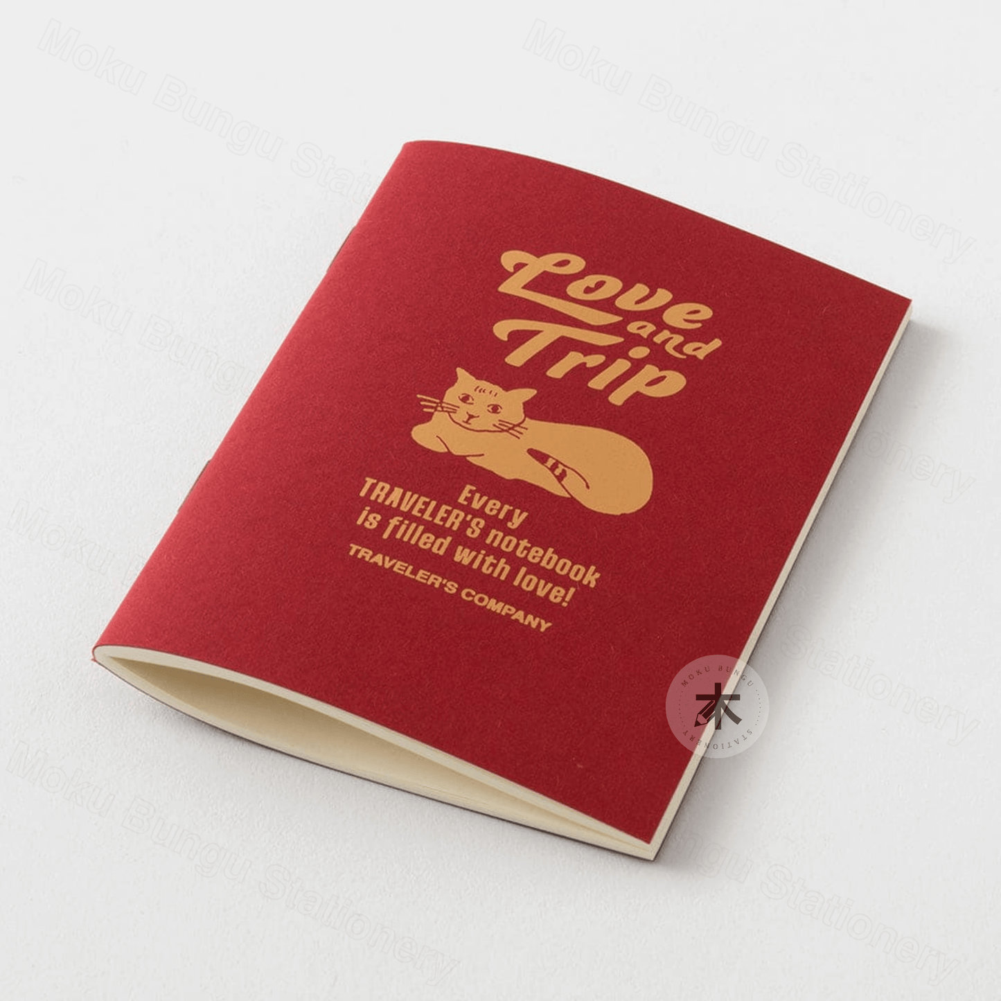 TRAVELER'S notebook Refill - Passport Size -  Limited Edition - LOVE AND TRIP - MD Paper Cream - Blank