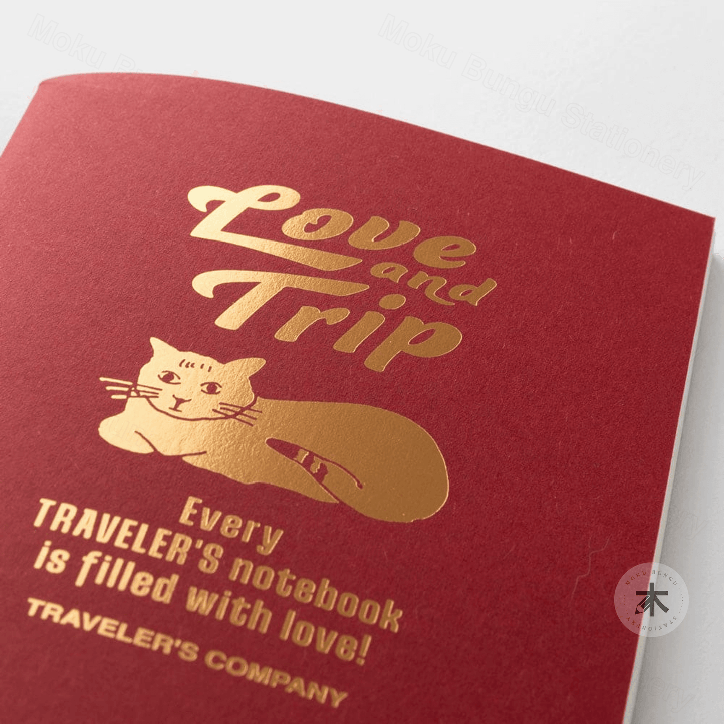 TRAVELER'S notebook Refill - Passport Size -  Limited Edition - LOVE AND TRIP - MD Paper Cream - Blank