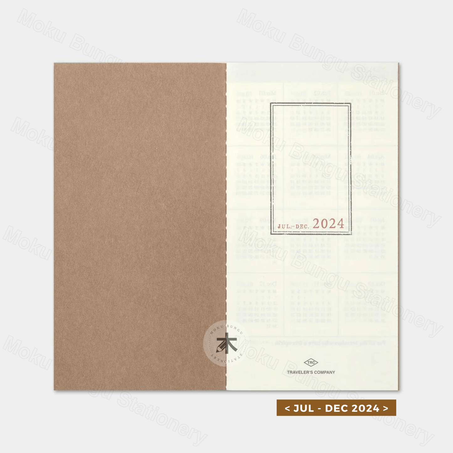 TRAVELER'S notebook Refill - Regular Size - 2024 Diary - Weekly Vertical Planner