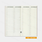 TRAVELER'S notebook Refill - Regular Size - 2025 Diary - Weekly Vertical Planner