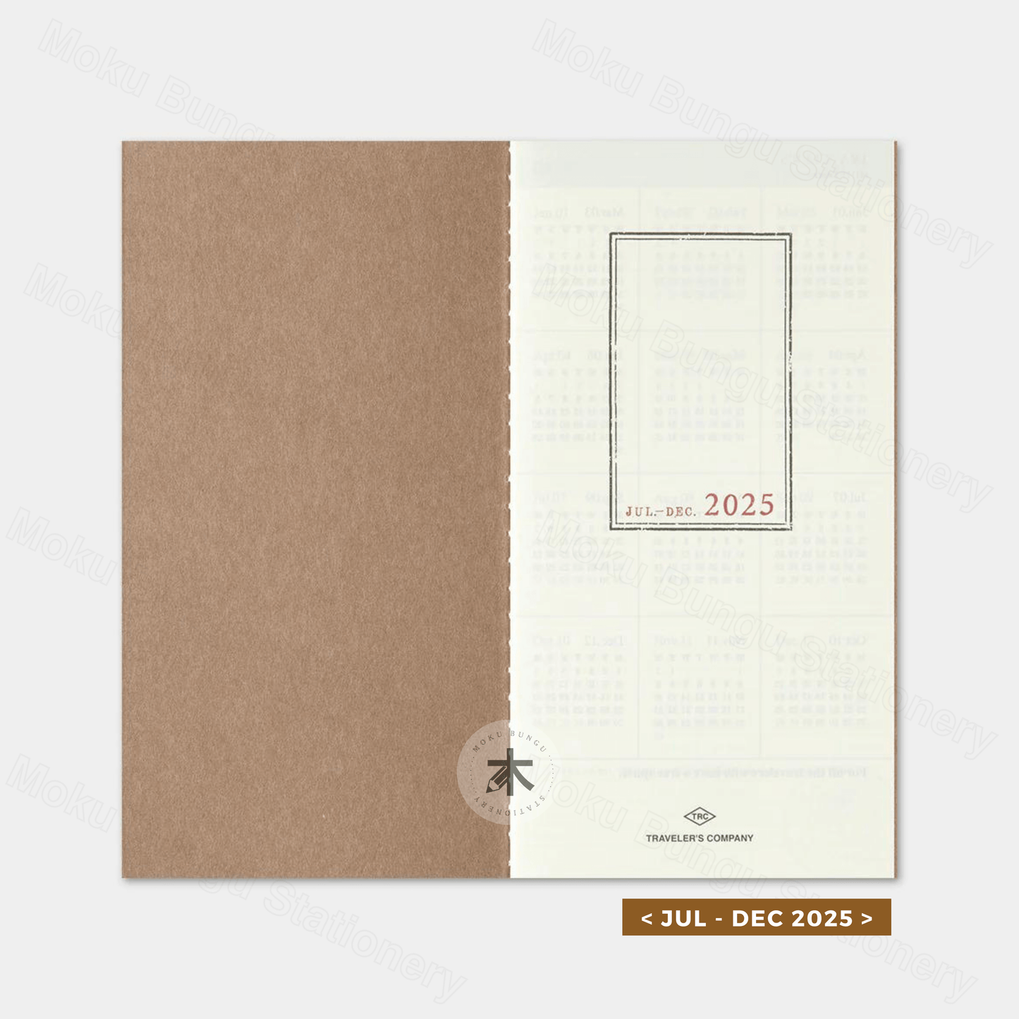 TRAVELER'S notebook Refill - Regular Size - 2025 Diary - Weekly Vertical Planner