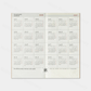 TRAVELER'S notebook Refill - Regular Size - 2026 Diary - Monthly Planner