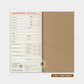 TRAVELER'S notebook Refill - Regular Size - 2026 Diary - Weekly Vertical Planner
